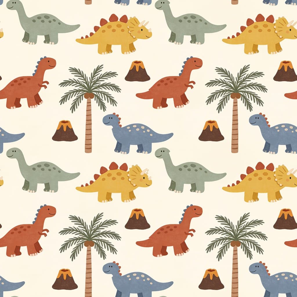 Dino Park pattern detail
