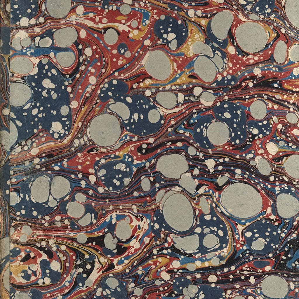 English Marbled, 1830 pattern detail