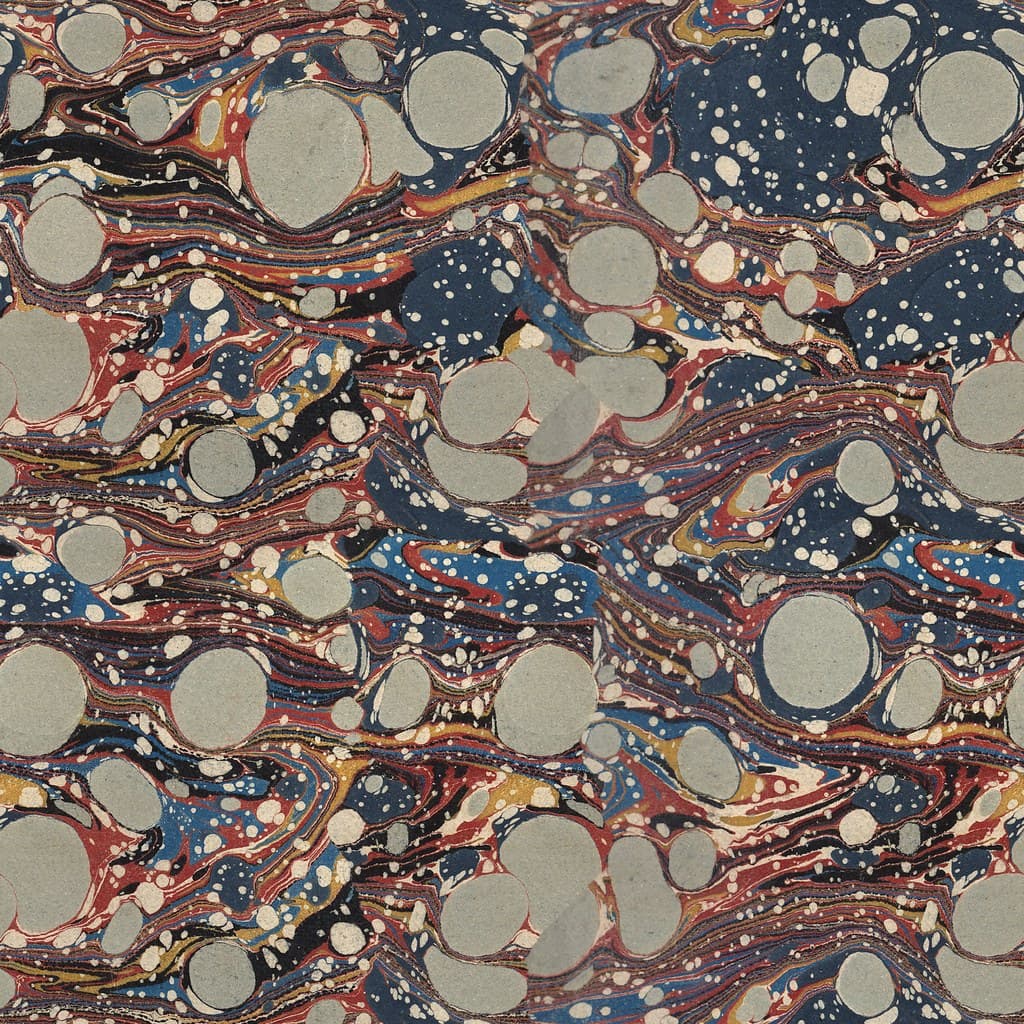 English Marbled, 1830 pattern detail