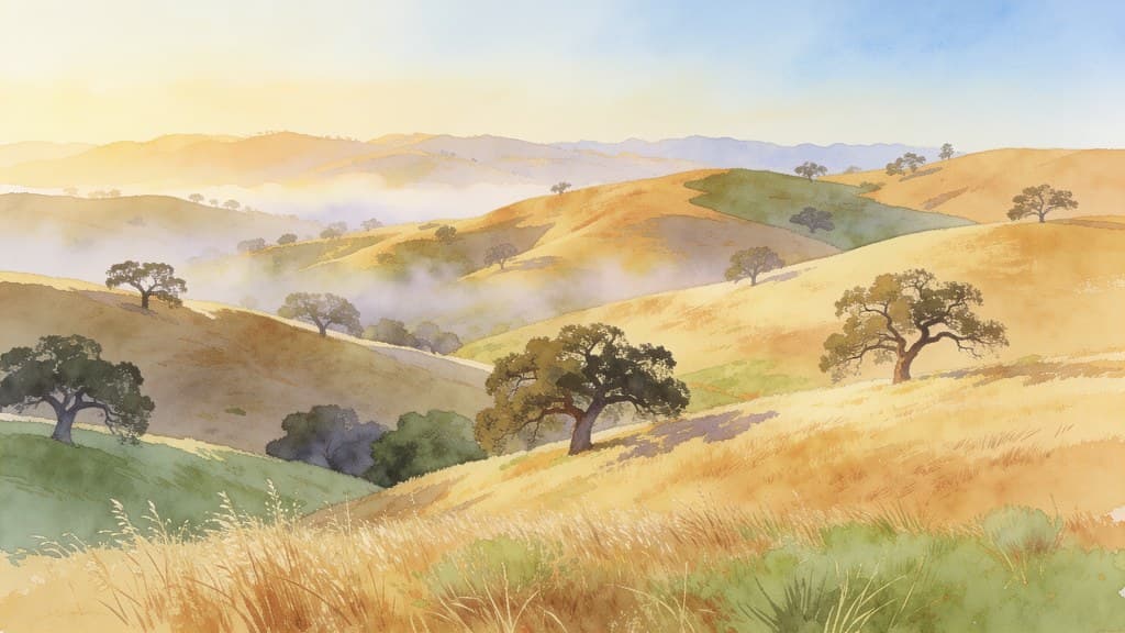 Golden Hills pattern detail