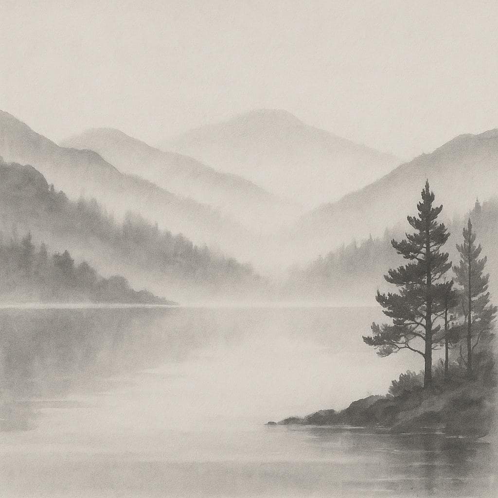 Ink Lake pattern detail