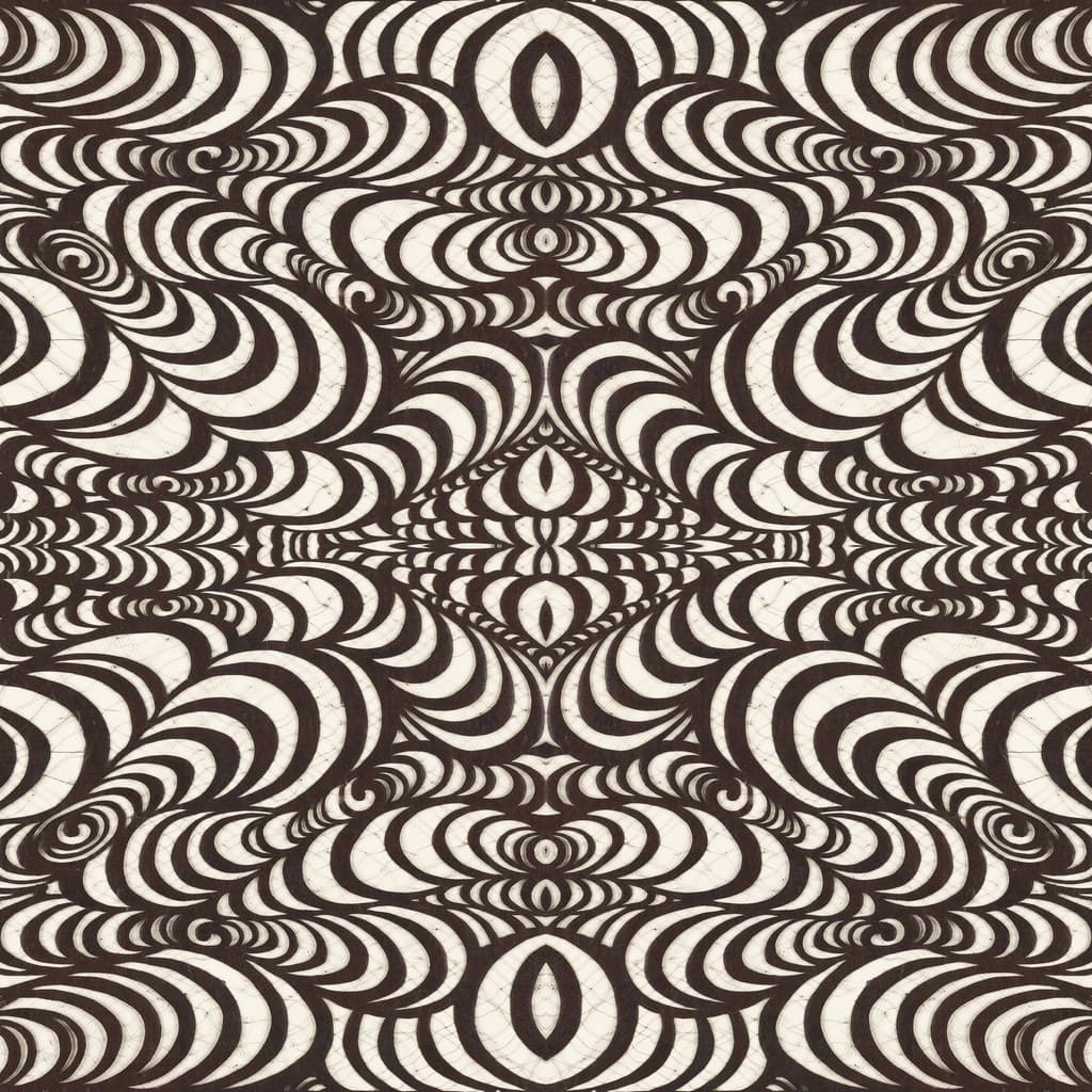 Katagami Water pattern detail