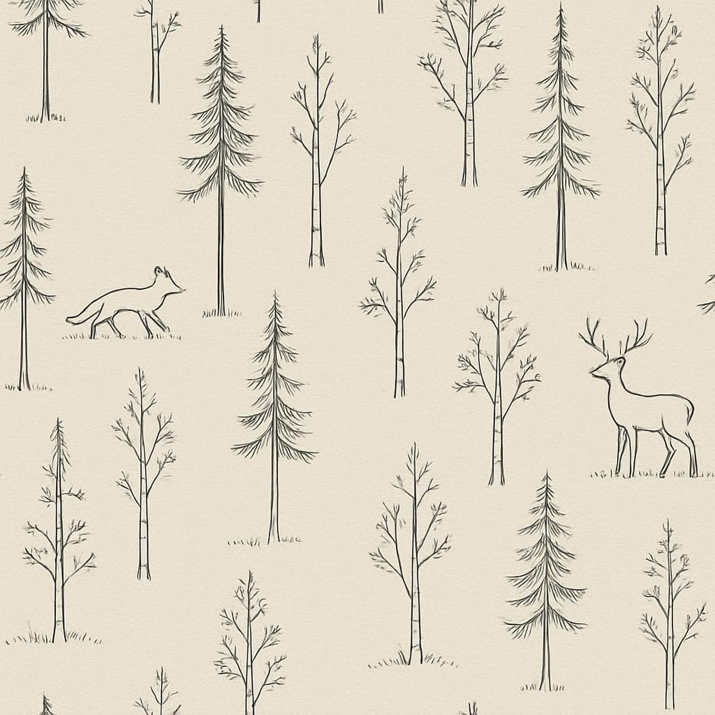 Line Forest pattern detail