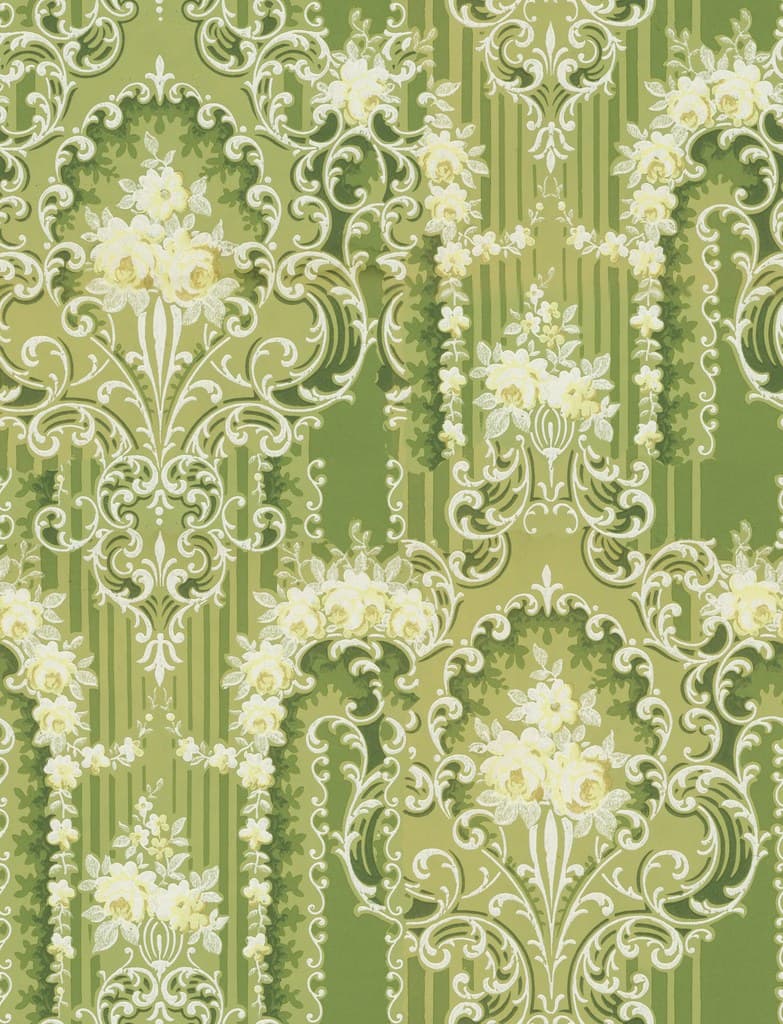 Rococo Scroll, 1910 pattern detail
