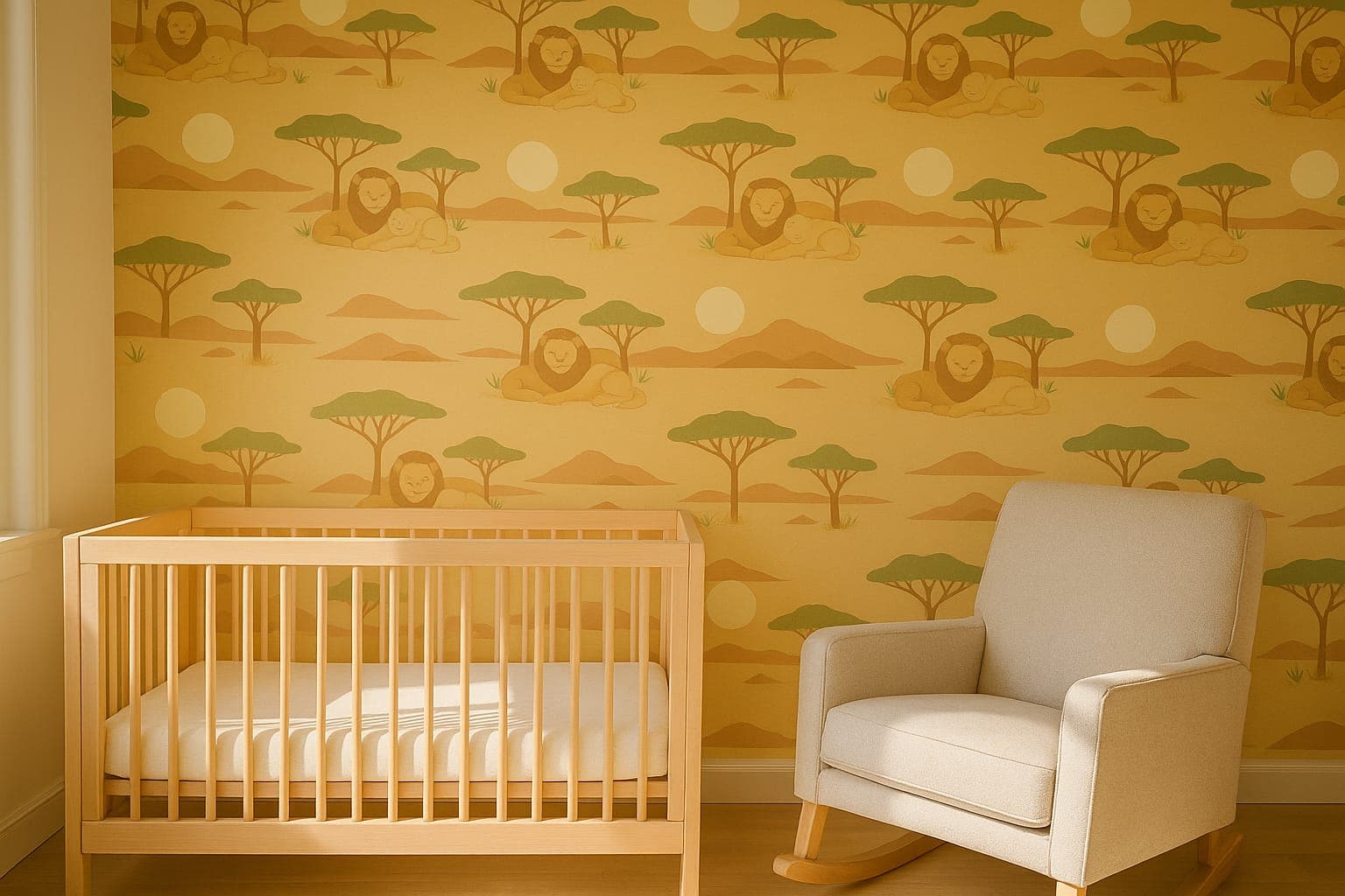 Sun & Lions in a playroom