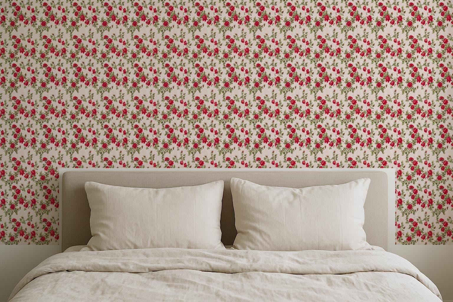Climbing Roses, c. 1910 in a bedroom