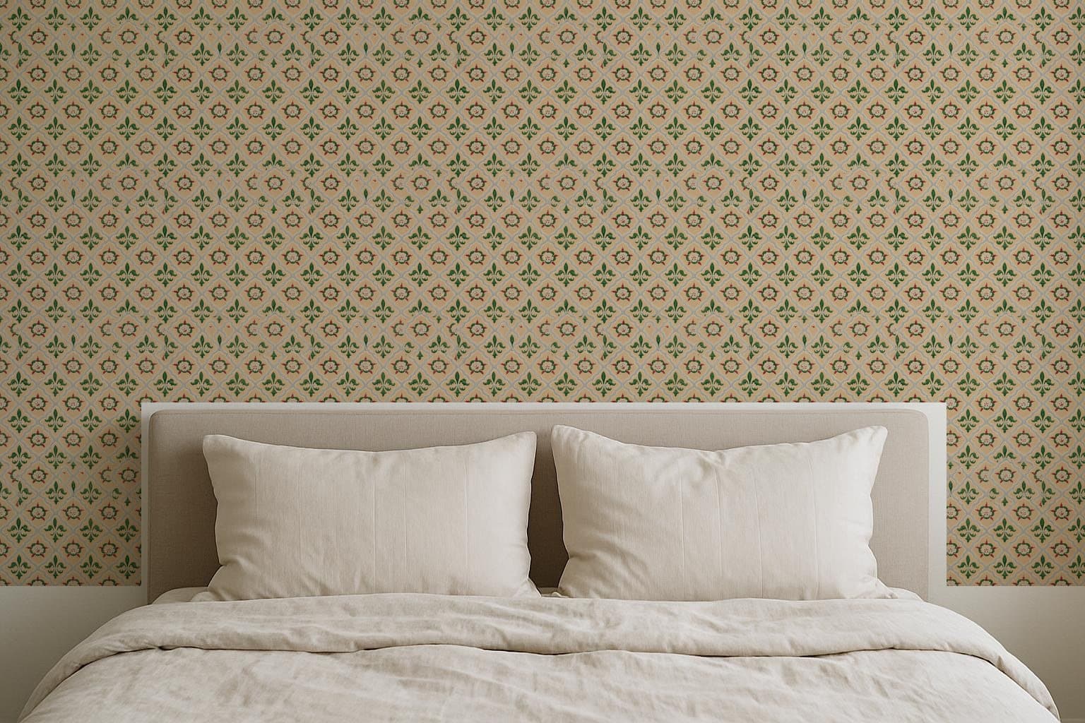 Fleur Trellis, 1850 in a bedroom