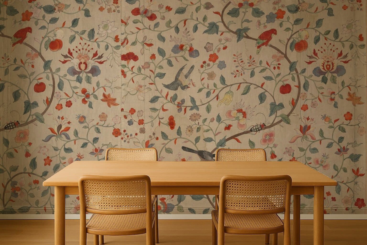 Garden Urns, 1780 on a wall