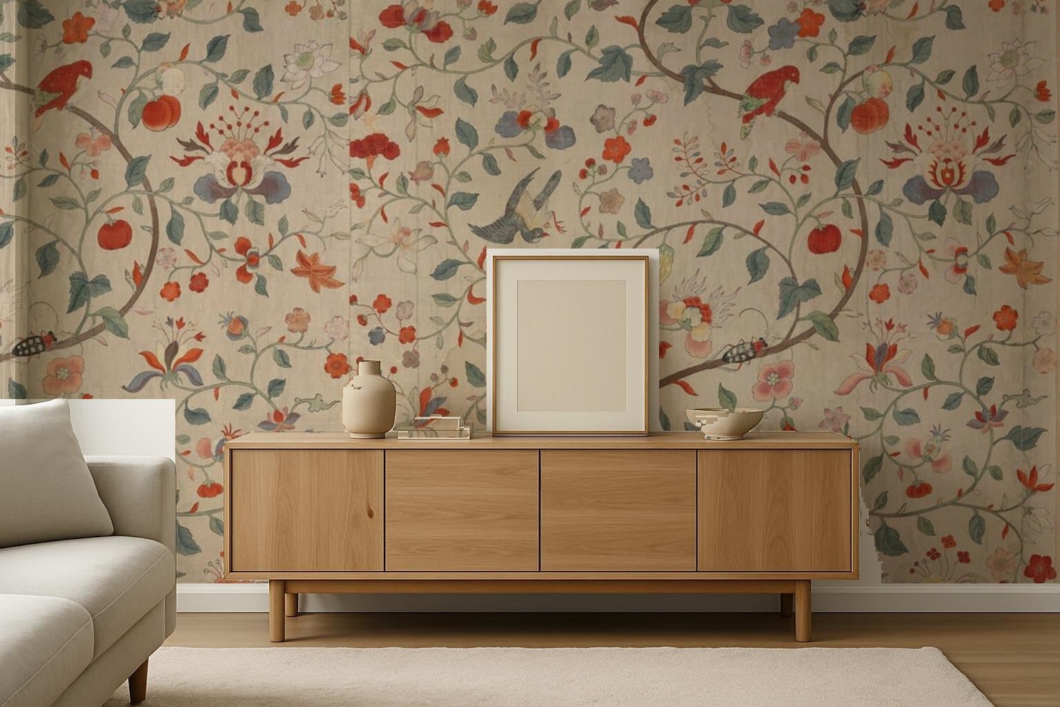 Garden Urns, 1780 in a living room