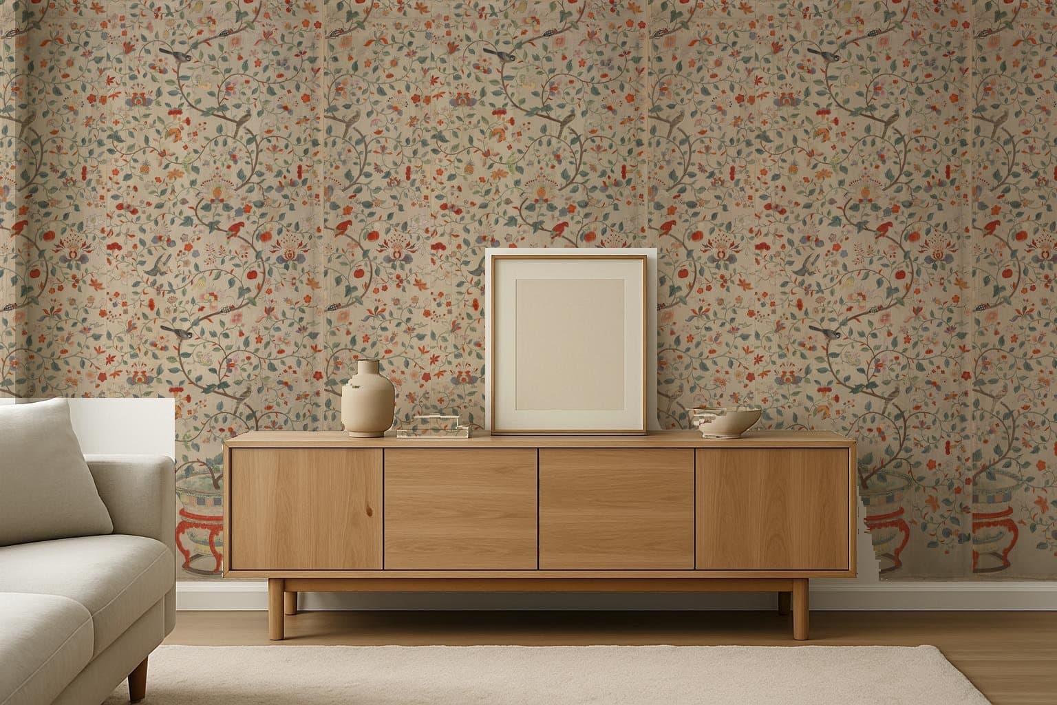 Garden Urns, 1780 in a living room