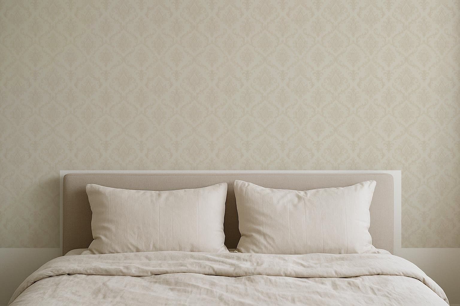 Line Damask in a bedroom