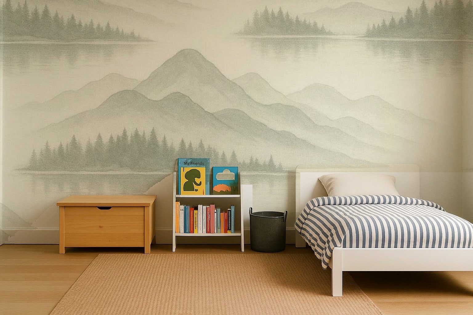 Little Mountains in a kids' room