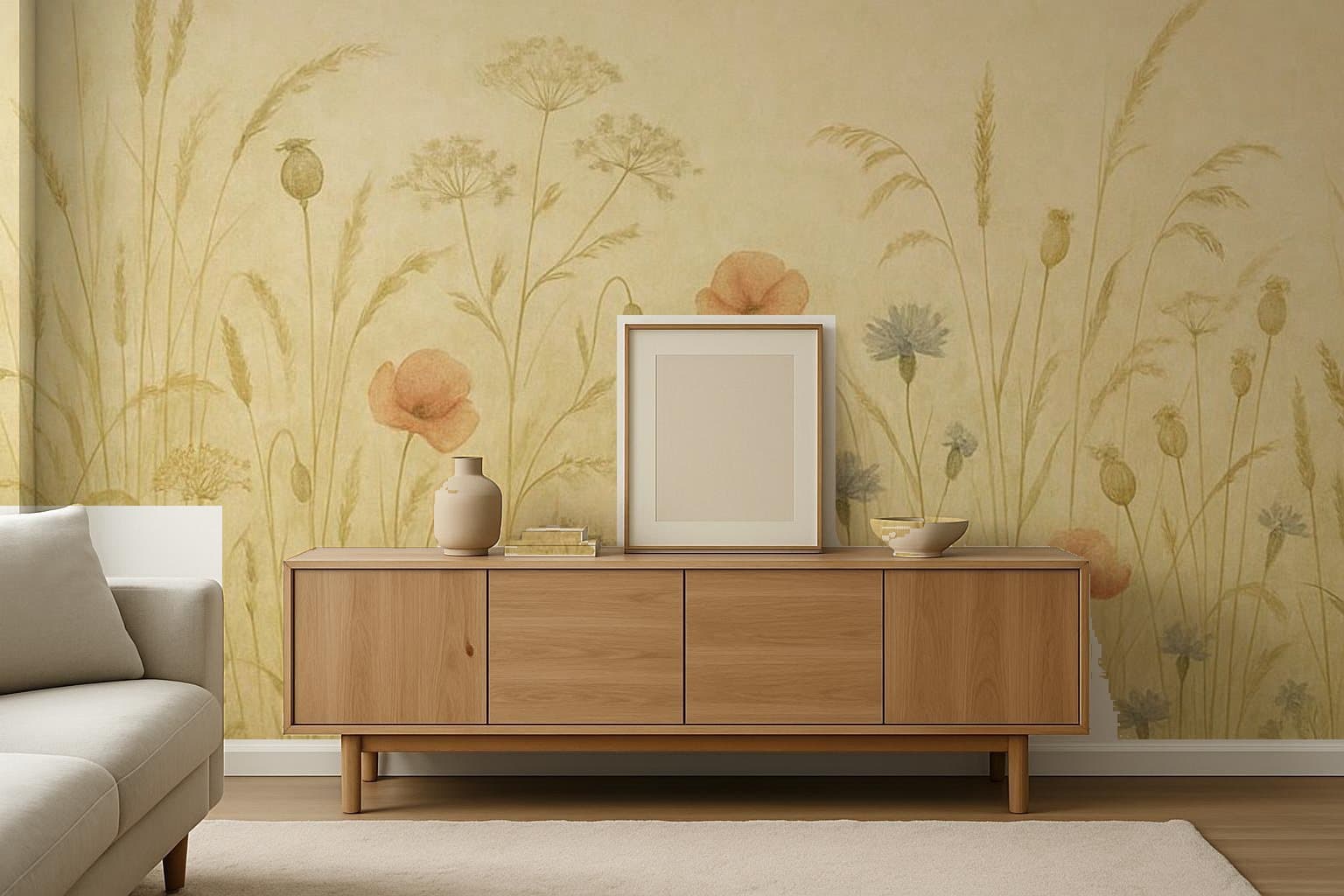 Meadow Grass in a living room