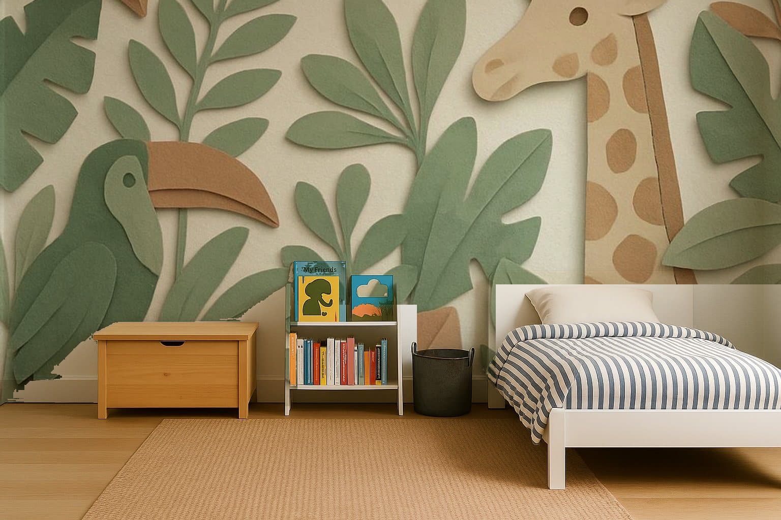 Paper Jungle on a wall