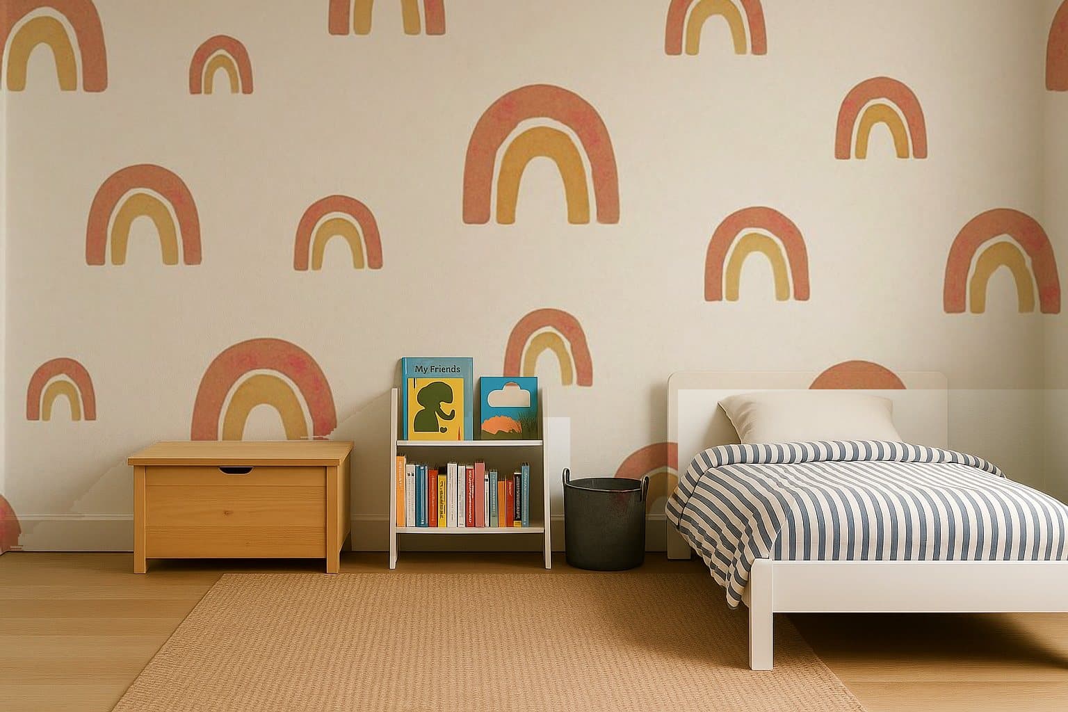 Rainbow Arches in a kids' room