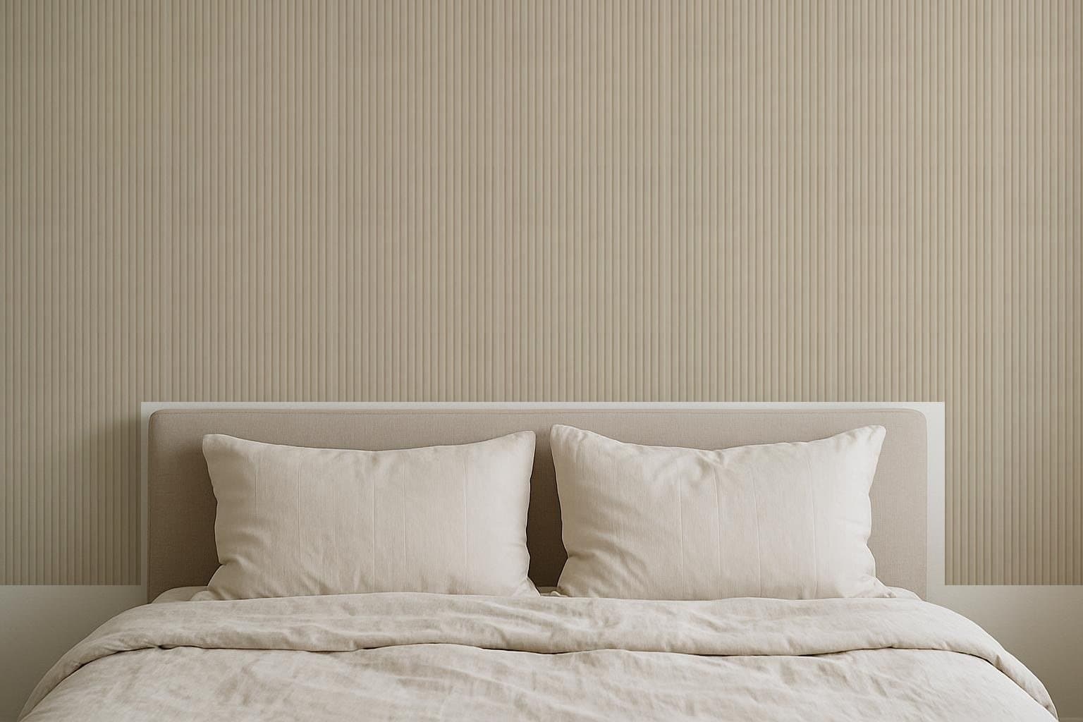Reeded Plaster in a bedroom